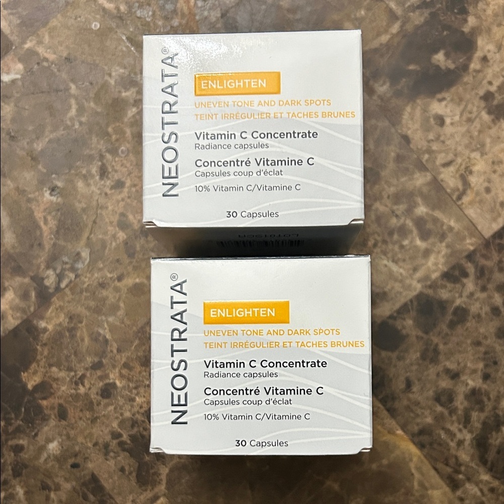 NEW 🆕 lot 2 Neostrata Vitamin C Concentrate Capsules for uneven tone & dark spot